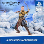 PlayStation God of War Ragnarok, 6” Atreus Action Figure with 4 Accessories, The Shapes Collection, for PS5 Fans & Collectors Ages 17+