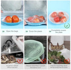 100pcs Bowl Covers Bread Proofing, Fits Bowls up to 12", Shower Caps Sourdough Bread Baking Supplies accessories, Sourdough Proofing Covers, BPA Free, Food Grade