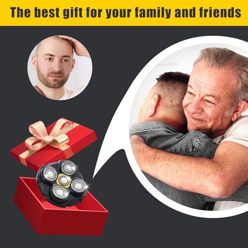 Shaver Replacement Heads Compatible with Microtouch Titanium Head Shaver, for Bald Men 2 Pack