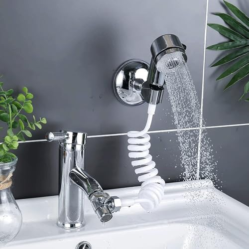 Sprayer Head for Shampoo Bowl Side Control Button Sprayer Head for Pedicure Chair Spa, Sink Replacement Sprayer Head Part with Stainless Steel Filter Nozzle for Salon Hairdressers Barber Shop