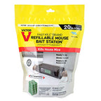 Victor M923 Fast-Kill Brand Ready-to-Use Refillable Mouse Station – 20 Blocks