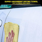 Meguiar's Water Magnet Microfiber Drying Towel - Premium Car Drying Towel That's Super Plush, Water Absorbent & Scratch-Free - 1 Pack