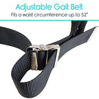 Vive Transfer Belt with Leg Loops - Medical Nursing Safety Gait Assist Device - Bariatrics, Pediatric, Elderly, Occupational and Physical Therapy - Long Strap and Quick Release Metal Buckle - 52 Inch