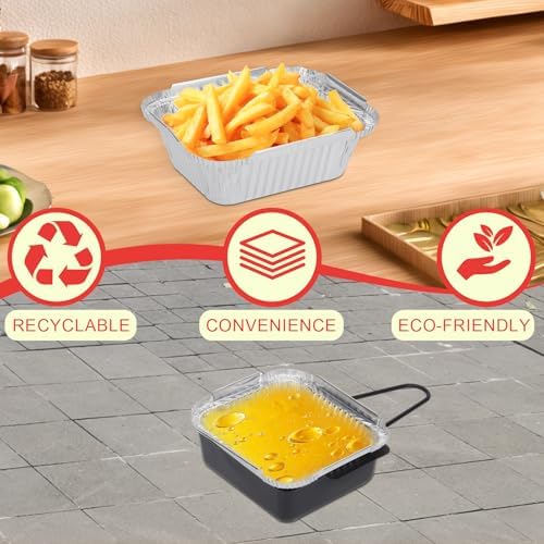 DcYourHome Grease Tray with 15 Pack Drip Pan for Nexgrill 720-0830H 720-0925P 720-0830D 720-08882A 720-0896 720-0888S Replacement Parts, Grill Drip Tray for Cuisinart CGG-7400 CGG-8500 Grease Catcher