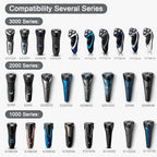 SH30 Replacement Heads for Philips Norelco Series 3000, 2000, 1000 Shavers and S738 Click and Style, Blades for Philips S1560 Shaver, SH30 Blades