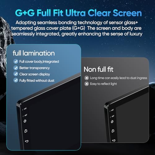 10.2 Inch Car Radio Stereo Upgrade Replacement for Jeep Wrangler JK Compass Grand Cherokee Dodge Ram with Wireless CarPlay/Android Auto/Touch Screen/Android12/GPS Navigation/HD Backup Camera