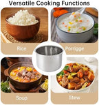 Replacement Inner Pot for Instant 6 quart - Stainless Steel Rice Cooker Pot Replacement, Polished Surface with Markings, Nonstick Replacement Insert Liner, for Instant Pot Accessories