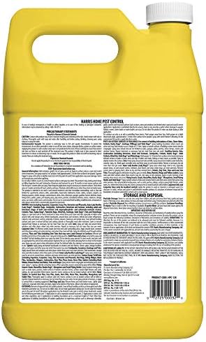 Harris Home Insect Killer, Liquid Gallon Spray with Odorless and Non Staining Residual Formula - Kills Ants, Roaches, Spiders, Fleas, Mosquitos, Moths, Scorpions, Flies and Silverfish