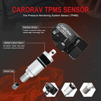 TPMS Sensor GM, 4-Pack Tire Pressure Sensor Replacement for GM Chevy GMC Cadillac Buick, 315MHz OE Replaces# 13586335, 13581558, 13598771, 13598772