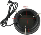 Microscope Accessories Kit 78 LED Ring Light Polarized Light Polarizer Adjusted for Stereo Microscope Microscope Slides