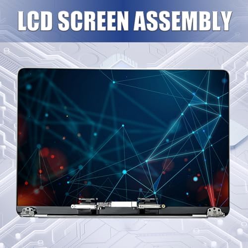 A2338 Screen Replacement for M1 M2 MacBook Pro Retina 13"" A2338 LCD Screen EMC 3578 MYD83 MYD92 MYDA2 MYDC2 Full LCD LED Screen Display Assembly (Space Gray)