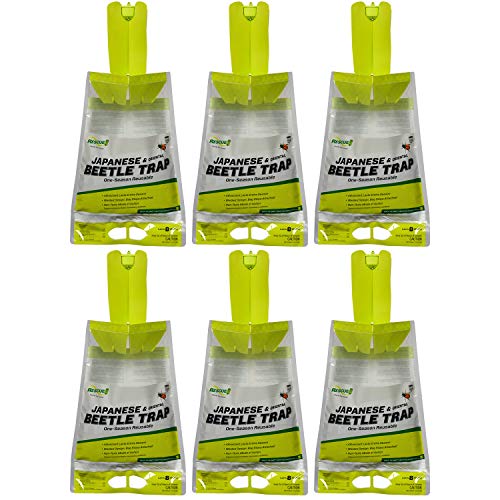 RESCUE! Japanese Beetle Trap – Reusable Bag - 6 Traps