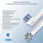 Replacement Toothbrush Heads for Oral B Braun, 16 Pack Professional Electric Toothbrush Heads, Precision Clean Brush Heads Refill Compatible with Oral-B 7000/Pro 1000/9600/ 5000/3000/8000 (16 Pack)