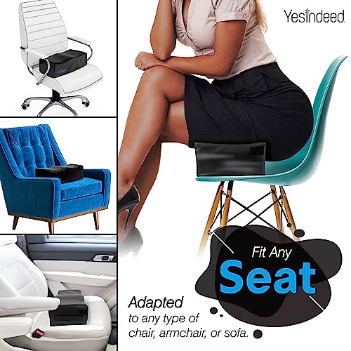 YESINDEED The Original Brazilian Butt Lift Pillow – Dr. Approved for Post Surgery Recovery Seat – BBL Foam Pillow + Cover Bag Firm Support Cushion Butt Support Technology…