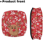 LedBack Christmas Decor Walker Accessories Rollator Walker Seat and Backrest Covers Soft Dust Cover for Seniors in Assisted Living Christmas Elk 2 Piece Walker Seat Cover Set