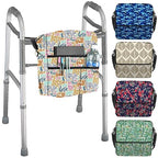 Vive Rollator Bag - Universal Travel Tote for Carrying Accessories on Wheelchair, Rolling Walkers, Transport Chairs, Mobility Scooters - Lightweight Handicap Medical Mobility Aid - for Women, Seniors