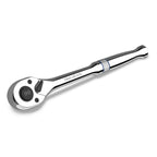 DURATECH 1/2-Inch Drive Ratchet, 90-Tooth Quick-release Ratchet Wrench, Reversible, Cr-V Made, Full Polished, Stocking Stuffers for Men Women Gifts for Men Gifts for Women