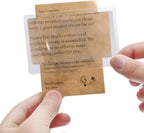 20X HD Magnifying Glass (Full Size-90mm) for Desktop, Collectors, Youth and The Elderly. Also Two (2) Credit Card Sized Magnifiers for Shopping, Reading Mobile Phones or dosing Medicine.