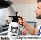 HARRIS Continuous Hand Pump Pressure Sprayer for Home, Lawn, Garden, Car Detailing and More, 1.5L
