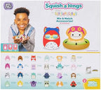 Squish-a-longs by Squishmallows 25 Pack - Series 2 - (25) 1” Mini-Squish, 5 Accessories, 1 Ring, & 1 Collector’s Guide - 2 Chase Figures - Collect, Trade, & Play