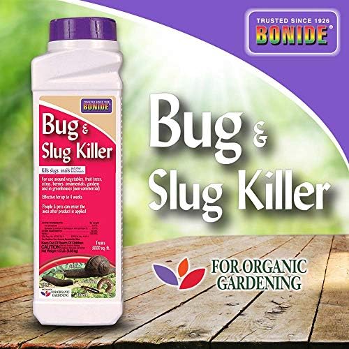 Bonide Captain Jack's Bug & Slug Killer Granules For Insects, 1.5 lb. Long Lasting Protection, For Organic Gardening, Safe for Pets