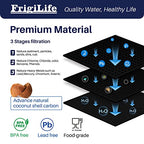 FrigiLife Refrigerator Water Filter Compatible with Frigidaire EPTWFU01, EWF02, Pure Source Ultra II, 4PACK