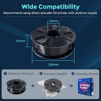 FLASHFORGE PLA Flexible 1.75 mm, 4X longer stretch 3D Printer Filament 1Kg (2.2lbs) Spool - Dimensional Accuracy +/- 0.02 mm, Ideal for Printing Soft Accessories