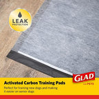 Glad for Pets Black Charcoal Puppy Pads 23" x 23" AllinOne Puppy Potty Training Pads That ABSORB & NEUTRALIZE Urine Instantly New & Improved Quality Puppy Pee Pads, (Pack of 1, 100 Count Total)