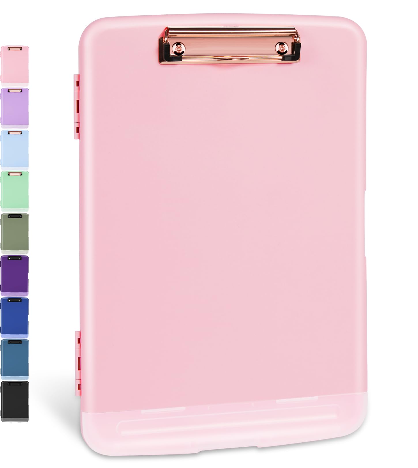 Clipboards with Storage, High Capacity Clip Boards 8.5x11 with Storage, Heavy Duty Nursing Clipboard Folder, Plastic Clipboard with Pen Holder for Women Teachers Work, School & Office Supplies