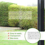LFSYS 100 Pack Window Fly Traps, Fruit Fly Traps for Indoors, Fly Paper Sticky Strips, Fly Traps for Indoors Bug Catcher Clear