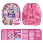 Barbie Makeup Filled Backpack Set, Including Lip Balm, Nail Polish, Nail File, Hair Bows, and Other Accessories, Ages 3+ for Parties, Sleepovers and Makeovers, By Townley Girl