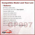 EPAuto GP997 (CA9997) Replacement for Subaru Panel Engine Air Filter for Impreza (2008-2016),Legacy(2005-2019),Outback(2005-2019),WRX(2015-2018),Forester(2009-2018),Tribeca(2008-2014)