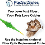 3M / 10ft SC/APC Fiber Optic Internet Cable - Simplex - Single Mode Cable & Connector - Replacement Fiber Internet Cable or Optical Extension for Residential Networks