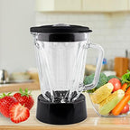 Replacement Parts 5cups Glass jar with SPB-7CH-LR Collar Collar and blade,Compatible with Cuisinart Blender