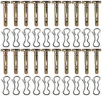 20 Pcs 738-04124A and 714-04040 Shear Pins and Cotter Pins for Cub Cadet MTD Troy Bilt Snow Throwers
