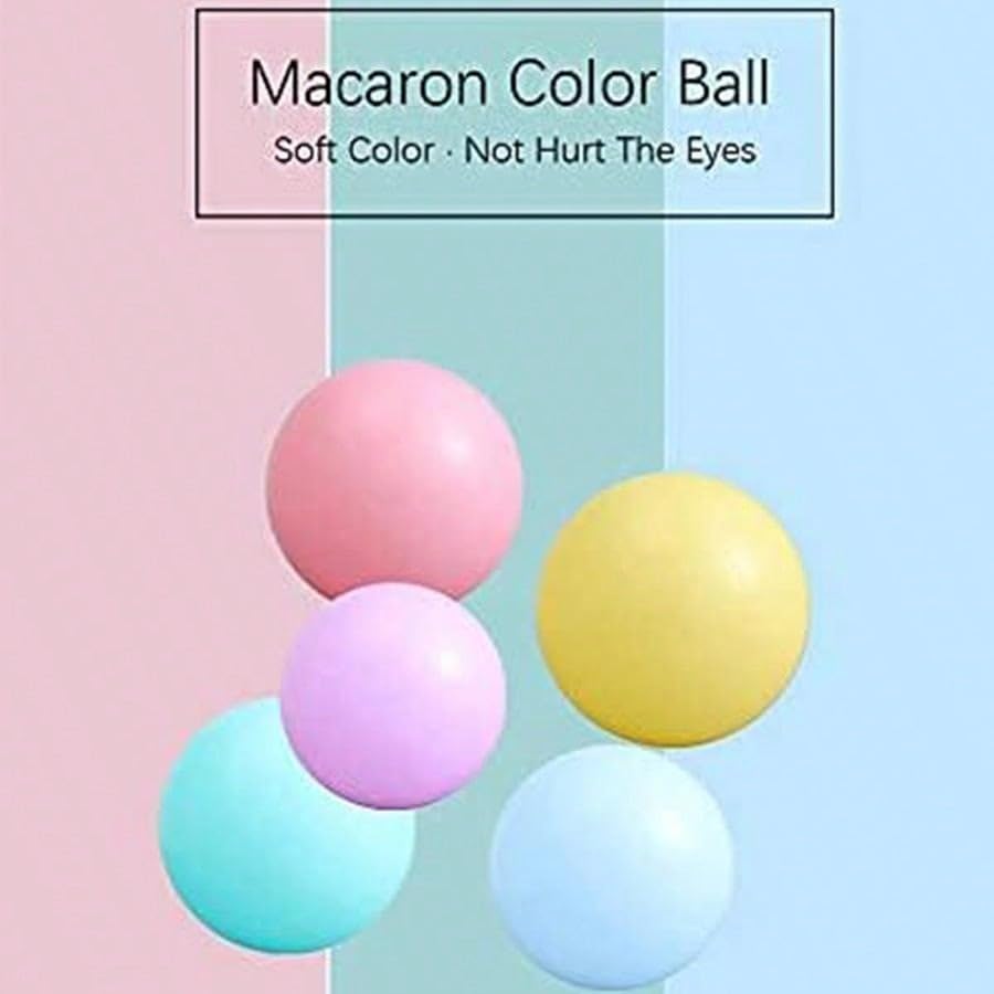 MoonxHome Ball Pit Balls for Toddlers, BPA Free Crush Proof Plastic Toy Balls for Ball Pit, Children's Water Toys, Ideal Gift for Christmas for Play Tent 2.15" Pack of 100 White Clear and Light Grey