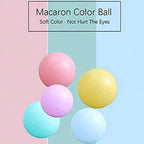 MoonxHome Ball Pit Balls for Toddlers, BPA Free Crush Proof Plastic Toy Balls for Ball Pit, Children's Water Toys, Ideal Gift for Christmas for Play Tent 2.15" Pack of 100 White Clear and Light Grey