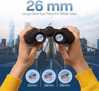 20x50 HD Binoculars for Adults High Powered Professional Waterproof, Precise Focus, Built to Last 20x50 High-Powered Optics with Essential Accessories Hunting Binoculars for Adults