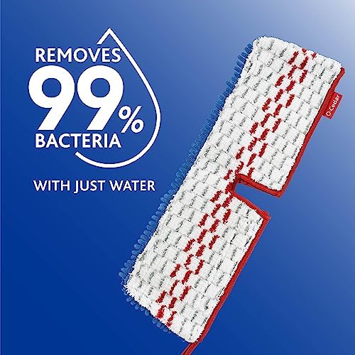 O-Cedar Hardwood Floor 'N More 3-Action Flip Mop Head Replacement | Machine Washable | Reusable | Microfiber Refill | Removes 99% of Bacteria