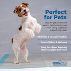Chucks Pad Disposable Underpads 17x24 | [100 Pack] Incontinence Chux Pads Absorbent 2g SAP Fluff Protective Bed & Pee Pads for Babies, Kids, Adults & Elderly | Puppy Pads Large for Training Leak Proof