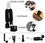 Guitar Accessories Kit with Guitar Strings,Guitar Tuner,Guitar Capo,3-in-1 Restring Tool,Pick Holder,Guitar Picks,Finger Protectors,Thumb Finger Picks, Guiter Bridge Pins,Guitar Nuts,Guitar Saddles