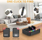 Key Finder Stick on Remote Finder Beeper 6 Pack RF Wireless TV Remote Control Finder, Key Finders Locator with Sound That Make Noise 90 dB Loud Beep Item Finder, Remote Tracker with Sound for Phone