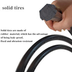 Wheelchair Rear Wheel Replacement Tire, Wheelchair Tire, 24 "X 1" Universal Flat-Free Polyurethane Tire, Suitable For Manual Wheelchair Tire Replacement (1 Pair)