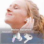 Seltureone 4 Pairs Replacement Ear Tips for Airpods Pro/Airpods Pro 2 with Noise Reduction Hole, Non-Slip Soft Silicone Airpods Pro Replacement Ear Tips with Portable Storage Box - Large