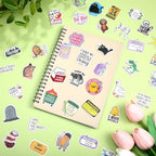 400 Pcs Funny Stickers for Adults Funny Waterproof Water Bottles Stickers Pack for Laptop, Bumper, Phone, Hard Hats, Wall, Window Decals Decors, 50 Styles