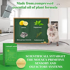 36 Pack Mouse Repellent Indoor & Outdoor, Rodent Repellent Peppermint Oil to Repel Mice and Rats - Mice Rat Repellent for Engines Home Indoor & Outdoor - Squirrel Deterrent Pet & Humans Safe