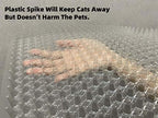 12 Pack Cat Repellent Outdoor/Indoor Scat Mat for Cats&Dogs, Keep Away Pest Plastic Mats with Spikes,16 x 13 Inches