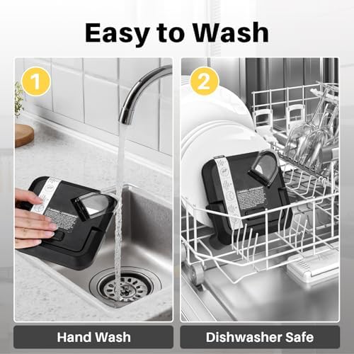 Blender Lid Replacement Compatible with Ninja BL660 BL770 Series, 72 OZ Models New Model Pitcher Blender Top Lid Cover Part with Rim Extension Blenders Accessories
