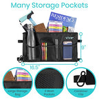 Vive Walker Bag - Accessories Wheelchair Basket Pouch (Water Resistant) - Seniors Caddy Accessory Attachment for Folding, Rolling Walkers - Carry Storage Carrier Tote - Lightweight, Universal Size