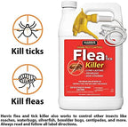 Harris Flea and Tick Killer, Liquid Spray with Odorless and Non-Staining Extended Residual Kill Formula (Gallon)